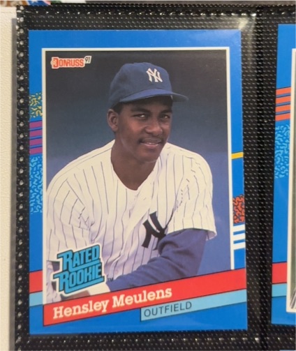 1991 Donruss #31 Hensley Meulens — front