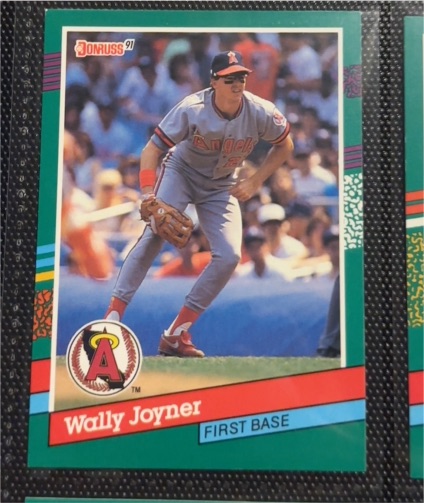 1991 Donruss #677 Wally Joyner — front