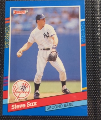 1991 Donruss #163 Steve Sax — front