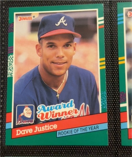 1991 Donruss #683 Dave Justice — front