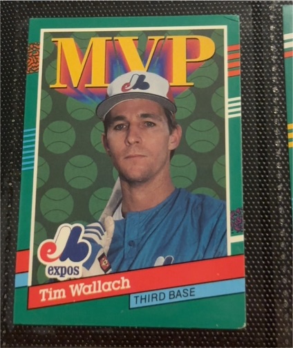 1991 Donruss #406 Tim Wallach MVP Montreal Expos — front