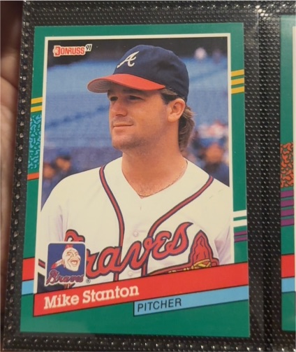 1991 Donruss #716 Mike Stanton — front