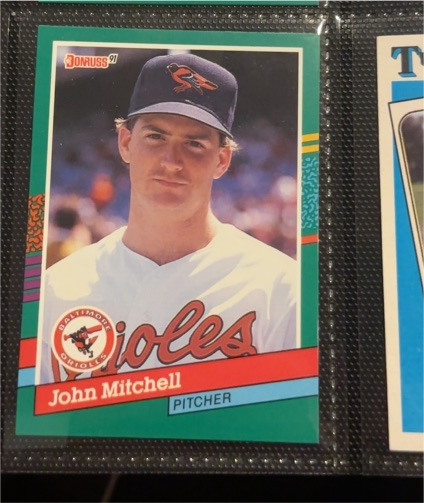 1991 Donruss #710 John Mitchell — front