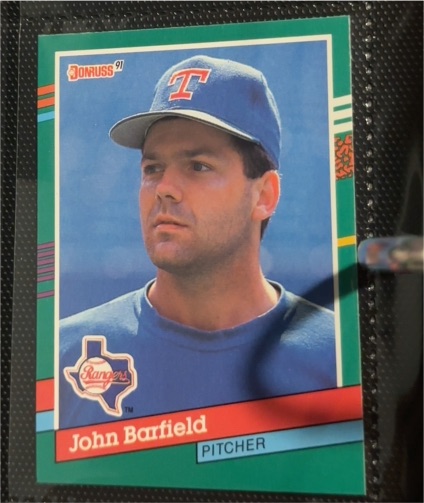 1991 Donruss #688 John Barfield — front