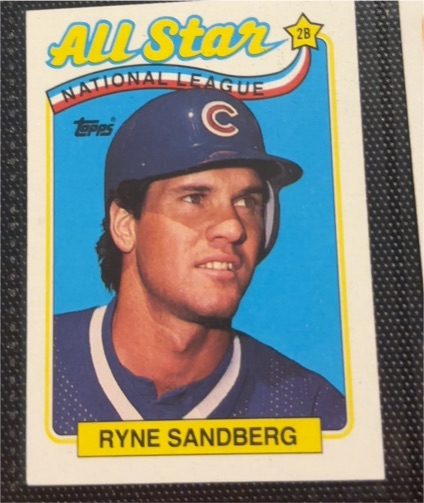1989 Topps #387 Ryne Sandberg — front