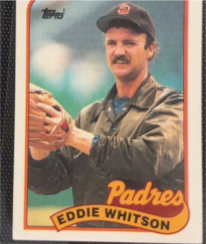 1989 Topps #516 Eddie Whitson — front