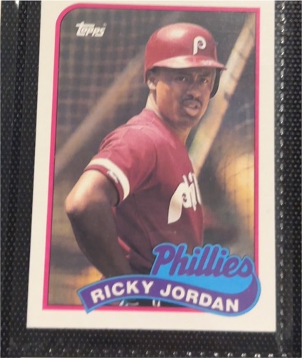 1989 Topps #358 Ricky Jordan — front