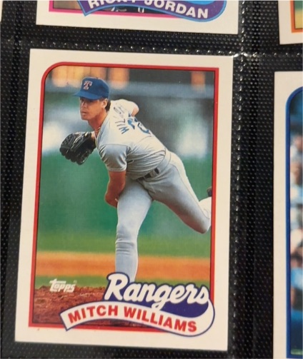 1989 Topps #411 Mitch Williams — front