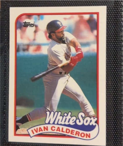 1989 Topps #656 Ivan Calderon — front
