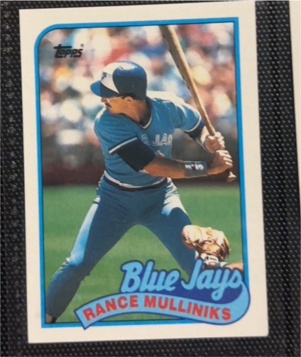 1989 Topps #618 Rance Mulliniks — front