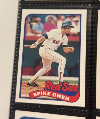 1989 Topps #123 Spike Owen — front
