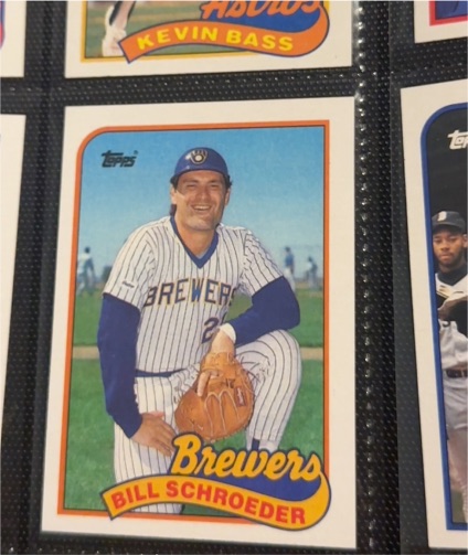 1989 Topps #563 Bill Schroeder — front