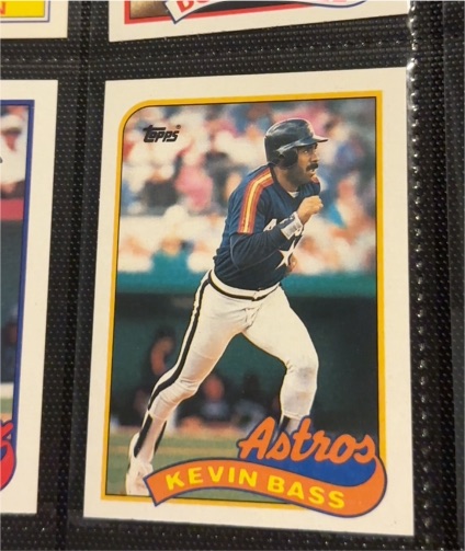 1989 Topps #646 Kevin Bass — front