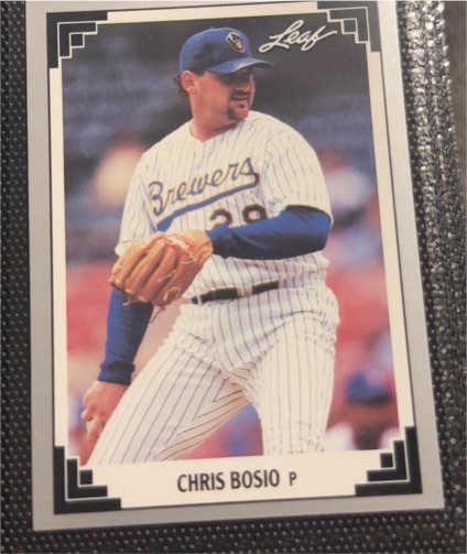 1991 Leaf #518 Chris Bosio — front