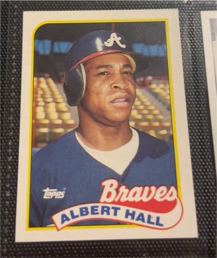 1989 Topps #433 Albert Hall — front