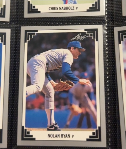 1991 Leaf #423 Nolan Ryan — front