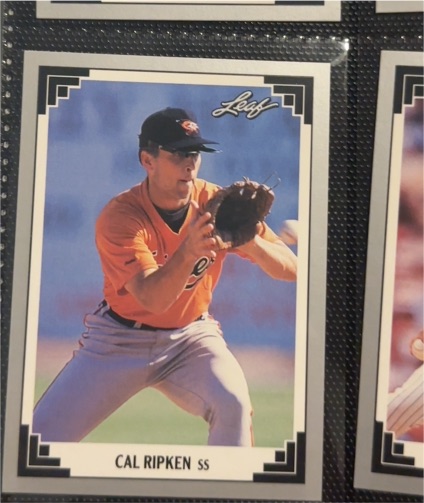 1991 Leaf #430 Cal Ripken Jr. — front
