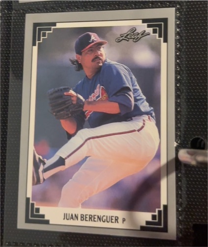 1991 Leaf #unknown Juan Berenguer — front