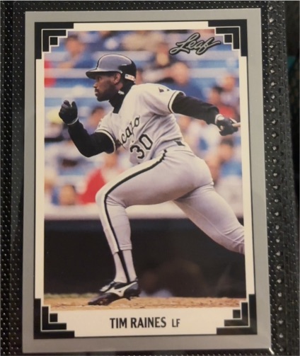 1991 Leaf #413 Tim Raines — front