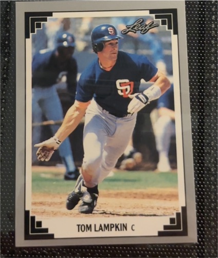 1991 Leaf #512 Tom Lampkin — front