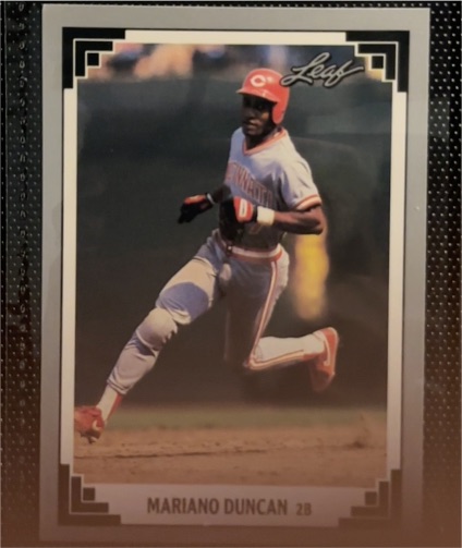 1991 Leaf #494 Mariano Duncan — front