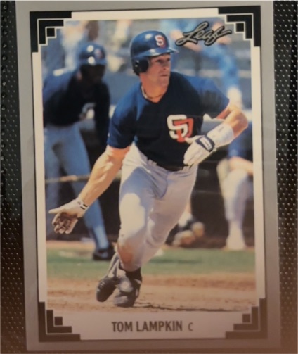 1991 Leaf #512 Tom Lampkin — front