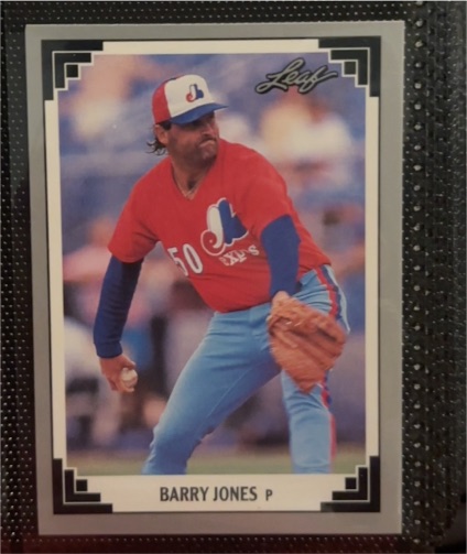 1991 Leaf #406 Barry Jones — front