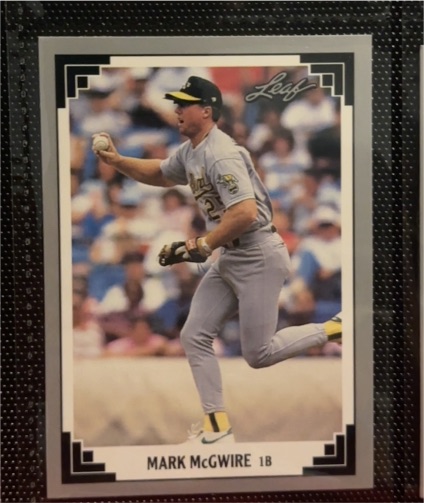 1991 Leaf #487 Mark McGwire — front