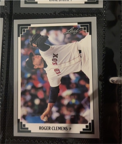 1991 Leaf #488 Roger Clemens — front