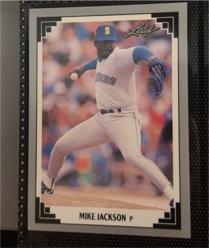 1991 Leaf #452 Mike Jackson — front