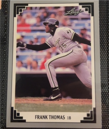 1991 Leaf #281 Frank Thomas — front