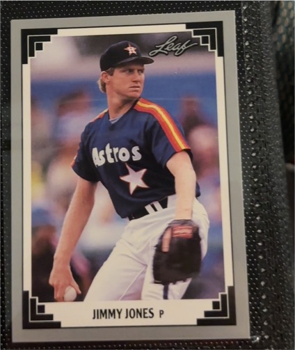 1991 Leaf #371 Jimmy Jones — front
