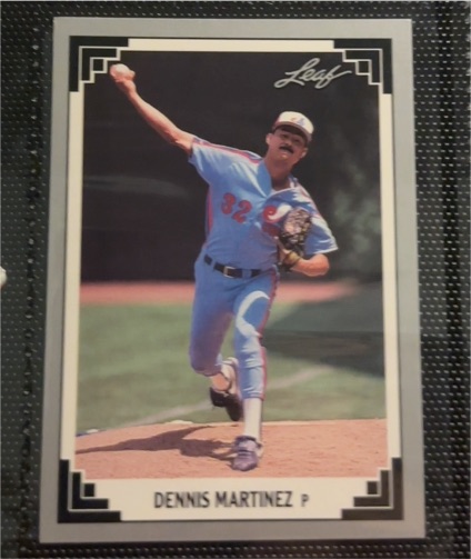 1991 Leaf #274 Dennis Martinez — front