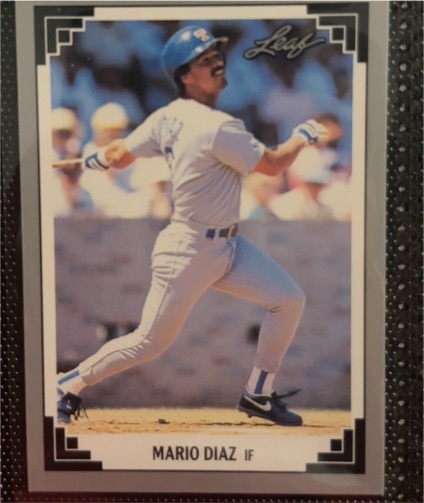 1991 Leaf #363 Mario Diaz — front