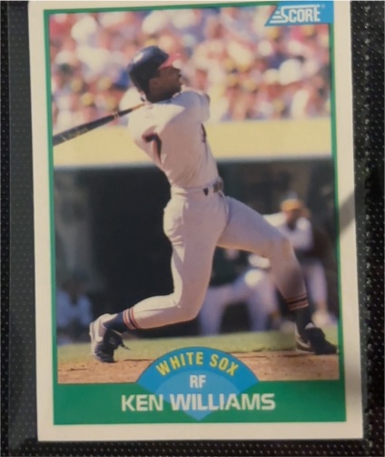 1989 Score #67 Ken Williams — front