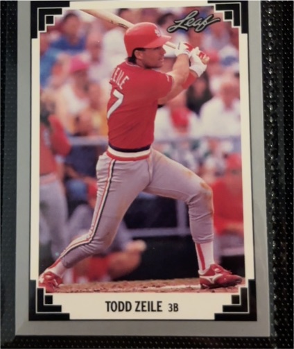 1991 Leaf #327 Todd Zeile — front
