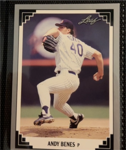 1991 Leaf #275 Andy Benes — front