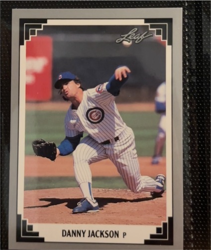 1991 Leaf #268 Danny Jackson — front