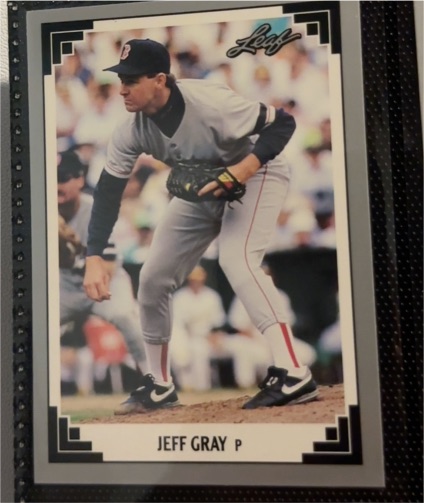 1991 Leaf #unknown Jeff Gray — front