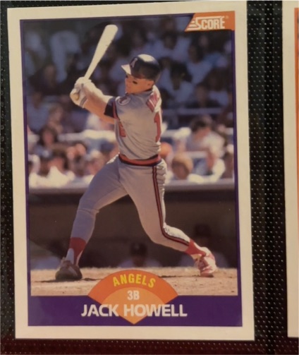 1989 Score #261 Jack Howell — front