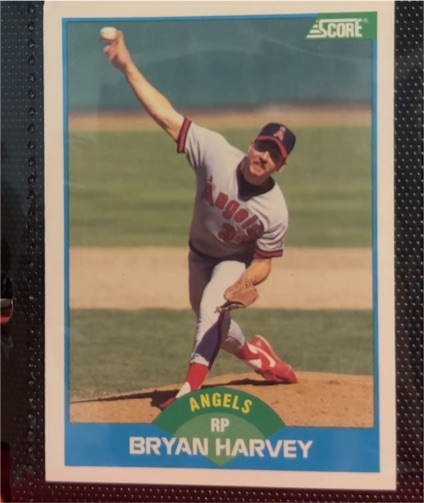 1989 Score #185 Bryan Harvey — front