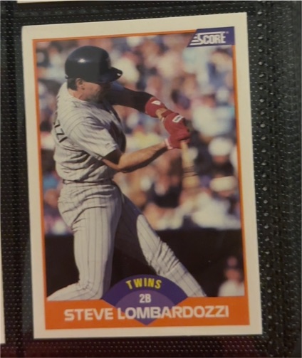1989 Score #421 Steve Lombardozzi — front