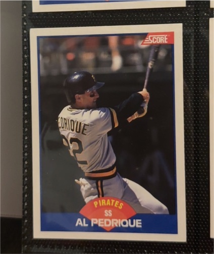 1989 Score #614 Al Pedrique — front