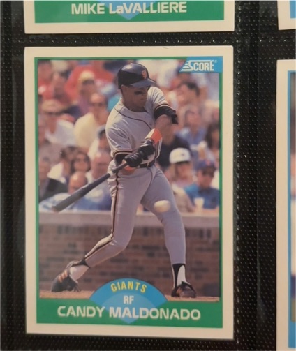 1989 Score #47 Candy Maldonado — front