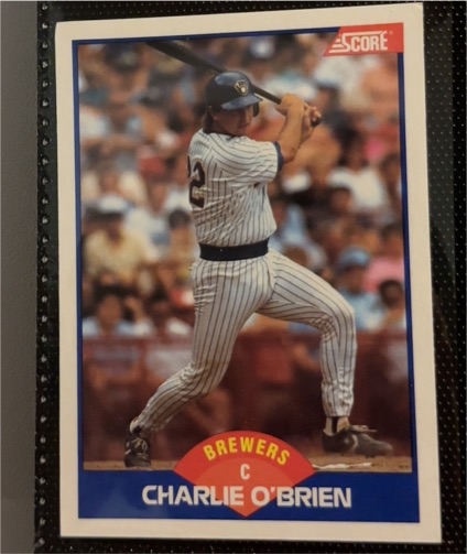1989 Score #563 Charlie O'Brien — front