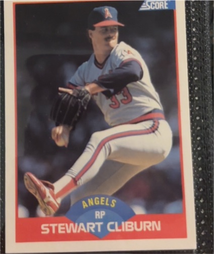 1989 Score #445 Stewart Cliburn — front
