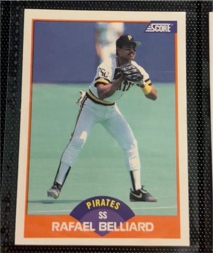 1989 Score #379 Rafael Belliard — front