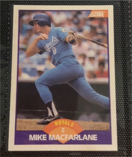 1989 Score #319 Mike Macfarlane — front