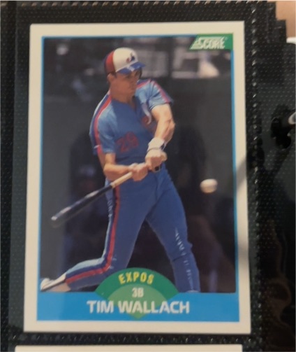 1989 Score #220 Tim Wallach — front