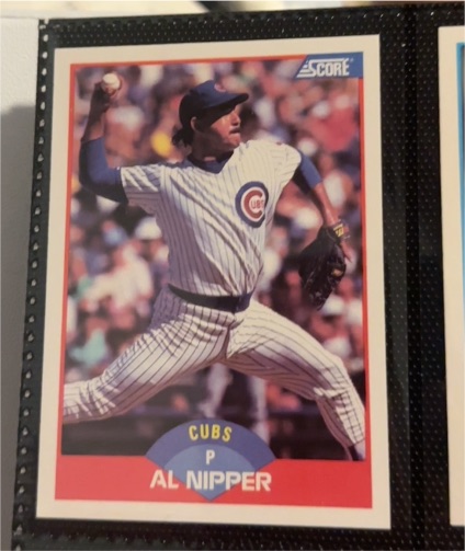 1989 Score #532 Al Nipper — front